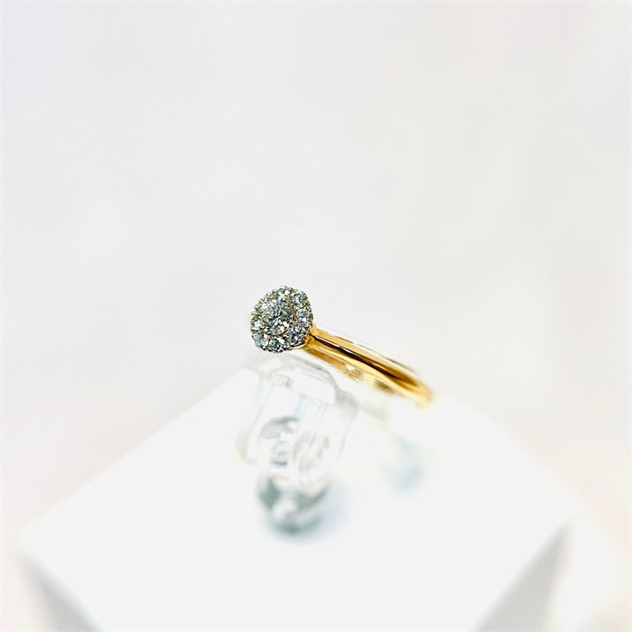 Кольцо золотое Р.16.5 К112-7326 - фото 1234