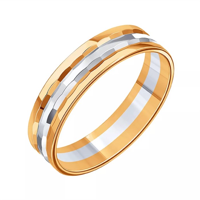 Кольцо обручальное из золота Р 11410 - фото 2057